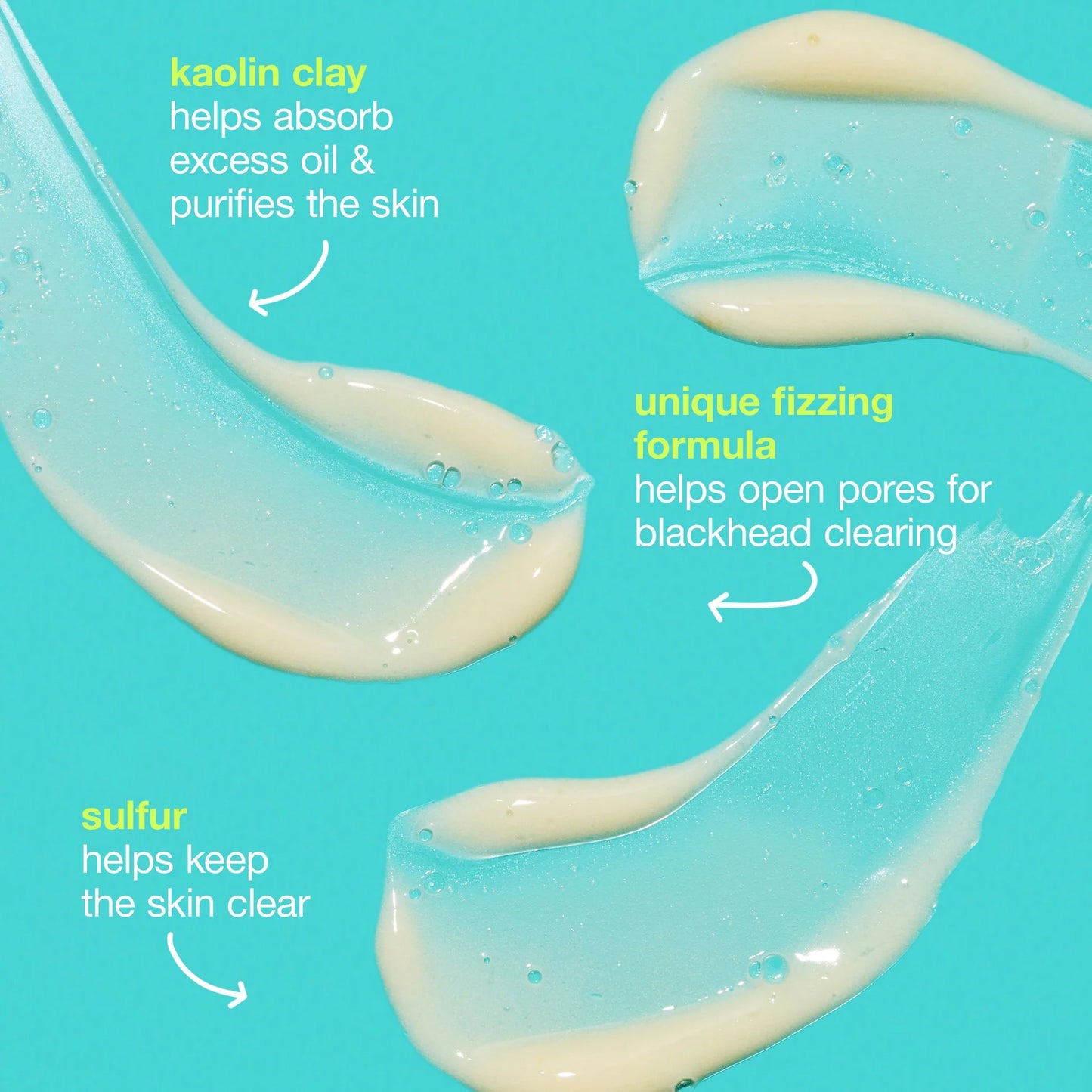 blackhead clearing fizz mask